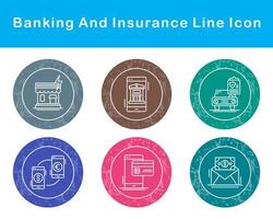 Banking And Protection Vector Icon Set