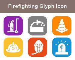 Firefighting Vector Icon Set