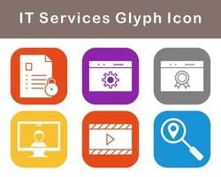 IT Services Vector Icon Set