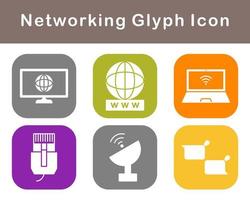 Networking Vector Icon Set