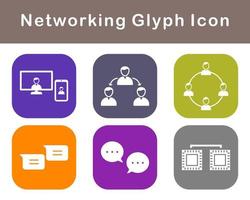 Networking Vector Icon Set