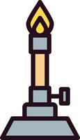 Bunsen Burner Vector Icon