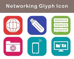 Networking Vector Icon Set