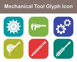 Mechanical Tool Vector Icon Set