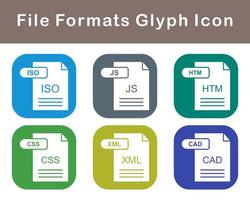 File Formats Vector Icon Set