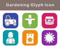 Gardening Vector Icon Set