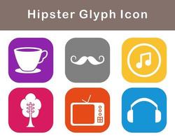 Hipster Vector Icon Set