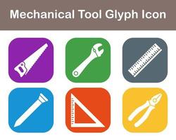 Mechanical Tool Vector Icon Set