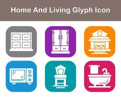 Home And Living Vector Icon Set