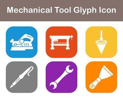 Mechanical Tool Vector Icon Set