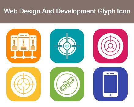 Web Design And Development Vector Icon Set