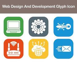 Web Design And Development Vector Icon Set