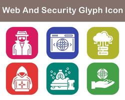 Web And Security Vector Icon Set