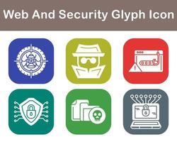 Web And Security Vector Icon Set