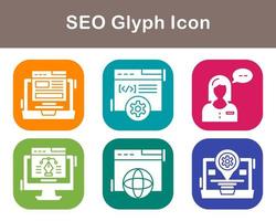 seo vector icono conjunto