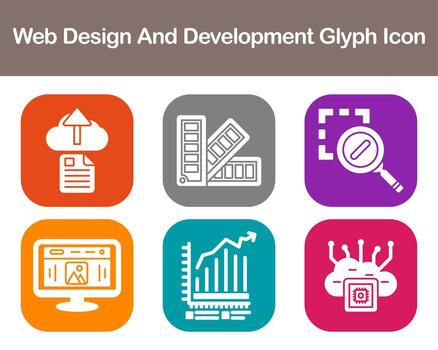 Web Design And Development Vector Icon Set