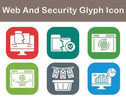 Web And Security Vector Icon Set