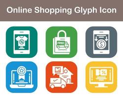 Online Shopping Vector Icon Set