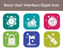 Basic User Interface Vector Icon Set