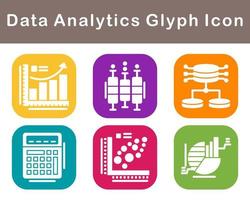 Data Analytics Vector Icon Set