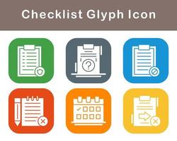 Checklist Vector Icon Set