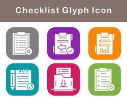 Checklist Vector Icon Set