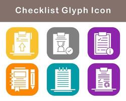 Checklist Vector Icon Set