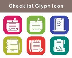 Checklist Vector Icon Set