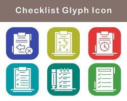 Checklist Vector Icon Set