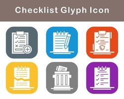 Checklist Vector Icon Set