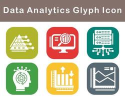 Data Analytics Vector Icon Set