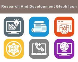 Research And Development Vector Icon Set