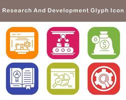 Research And Development Vector Icon Set