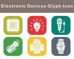 electrónico dispositivos vector icono conjunto