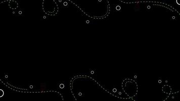 dotted path and location pin loop Animation video transparent background with alpha channel