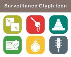 Surveillance Vector Icon Set