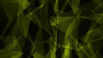 Abstract Yellow Geometric Background Loop video