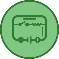 icono de vector de circuito eléctrico