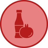 Tomato ketchup Vector Icon