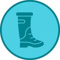 icono de vector de botas de lluvia