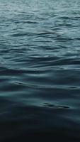 Blue sea, ocean waves slow motion video