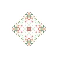 Pattern for knitting and embroidery. The Nordic style. Folk pattern. Scandinavian, Ukrainian ornament. Spanish porcelain. Arabesque damask. Ethnic motive. vector