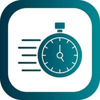 Fast Time Vector Icon Design
