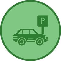 icono de vector de estacionamiento