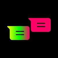 Unique Messages Vector Icon