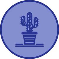 icono de vector de cactus