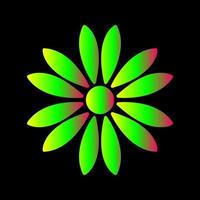 Unique Flower Vector Icon