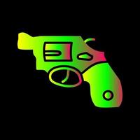 Unique Revolver Vector Icon