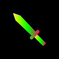 Unique Sword Vector Icon