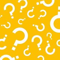 Square background with question mark illustration. vector